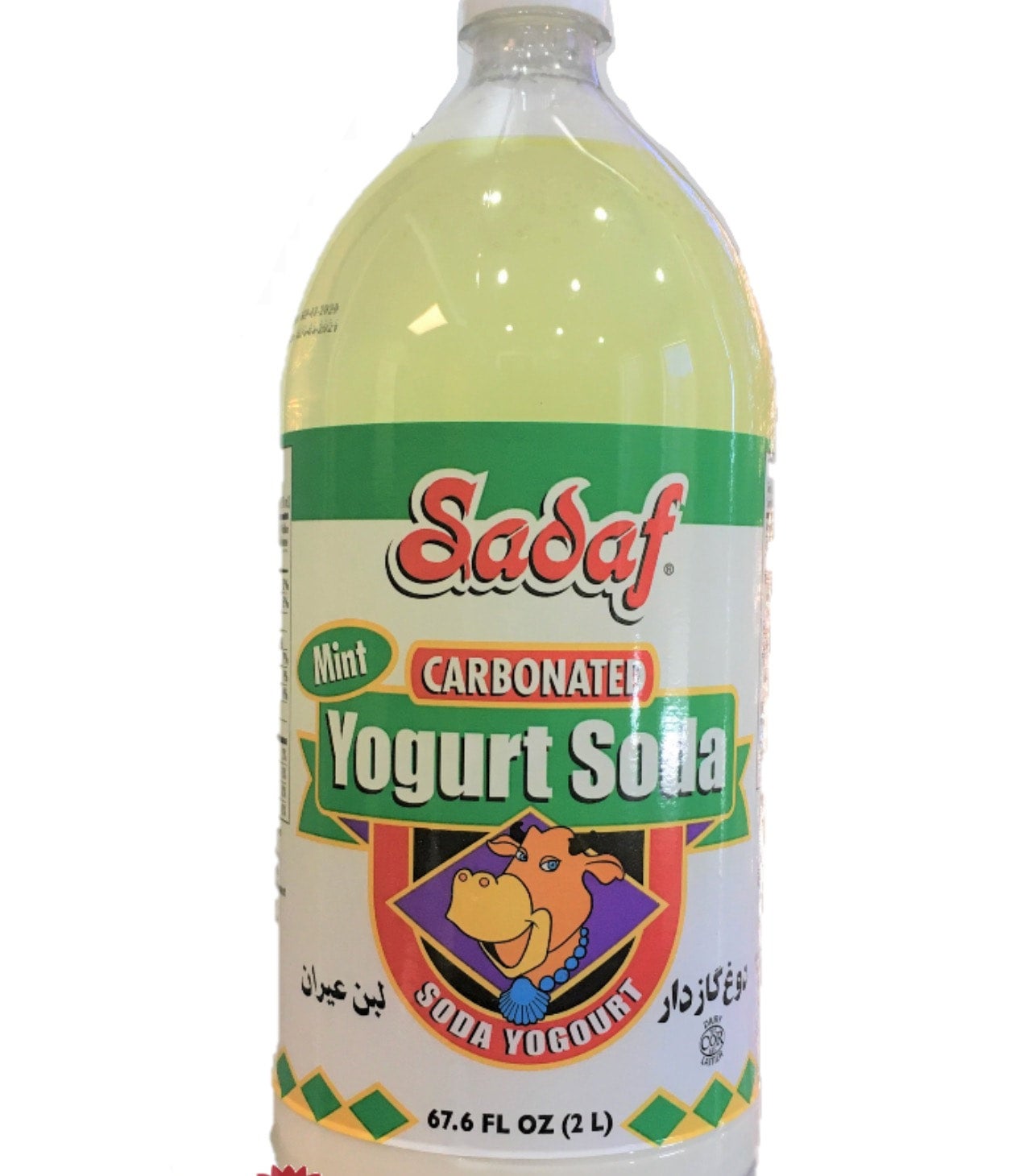 Dough Sadaf a carbonated yogurt drink, family size Charmy’s